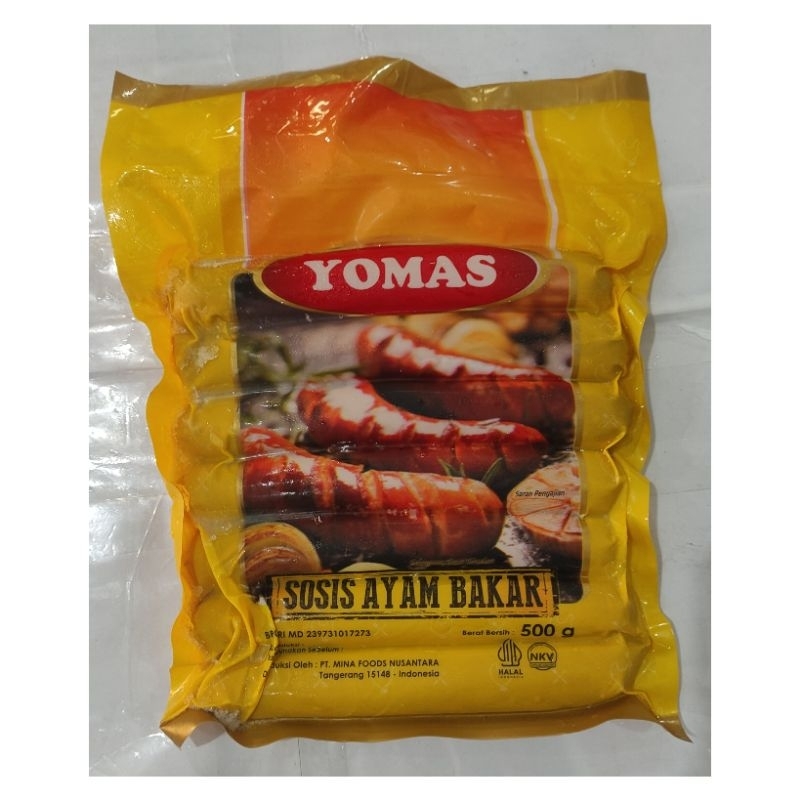 

Yomas Sosis Bakara Ayam Jumbo 500 gram