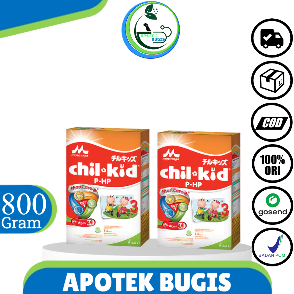 Chilkid Morinaga Chil Kid P-HP 800gr Usia 1-3 Tahun (Exp Juni 2024)