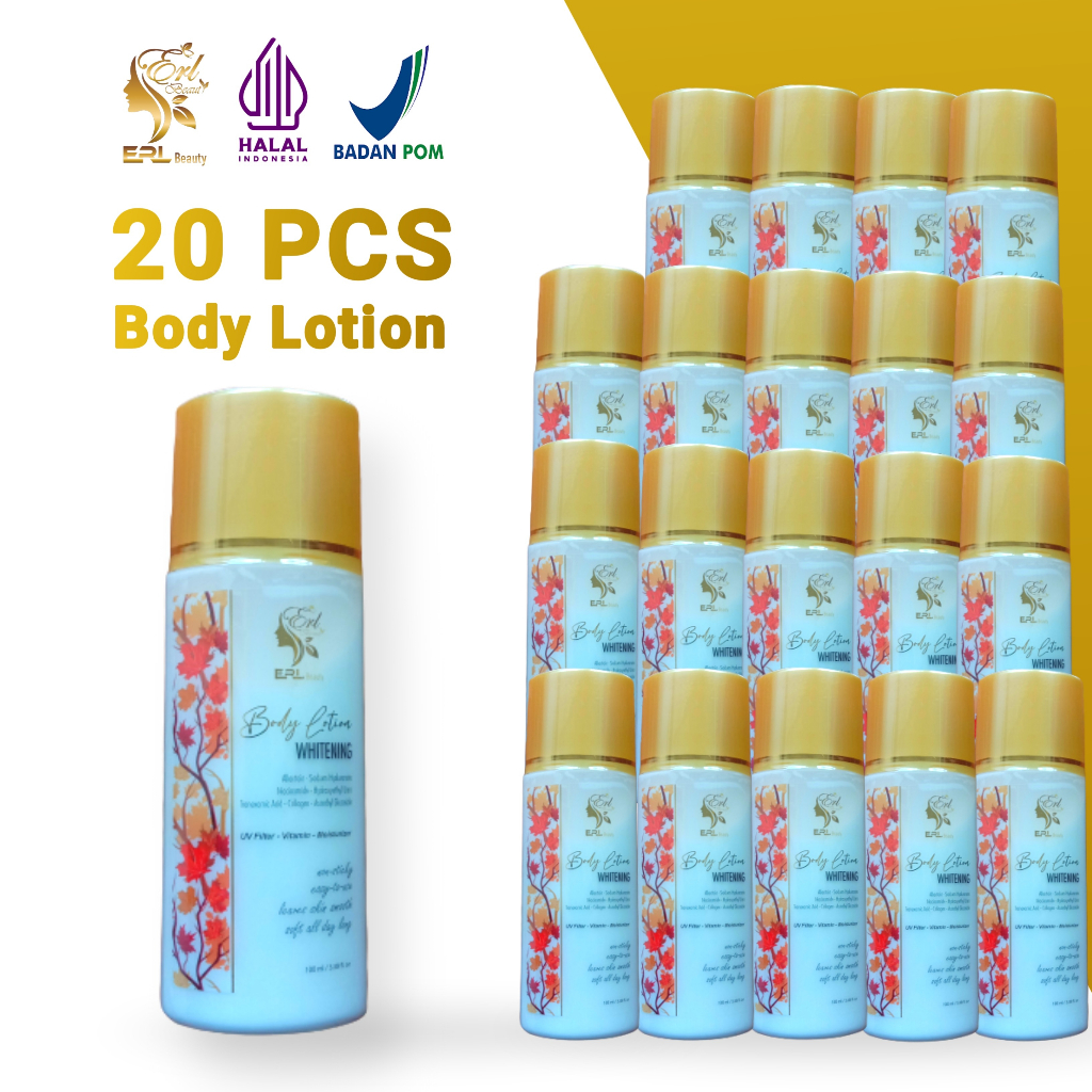 PAKET BUNDLING LOTION ERL BEAUTY 20PCS