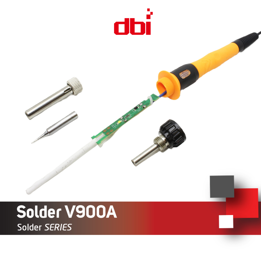 Solder Listrik Tangan V900B V905 V906 CELLKIT 30W 60W + Lampu Indikator