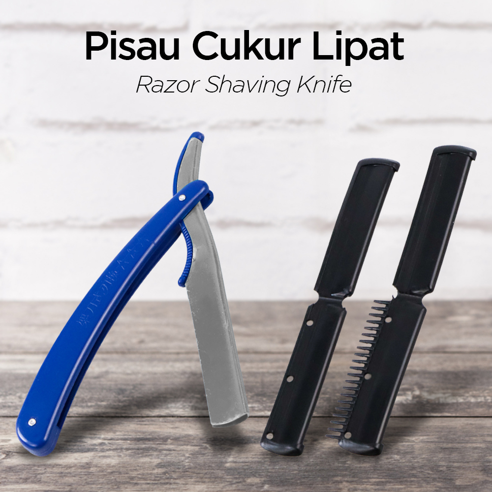 Pisau Cukur Lipat rambut kumis jenggot Barbershop murah