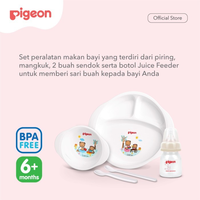 *ON SALE* Pigeon Feeding Set With Training Cup / Besar || Pigeon Feeding Set With Juice Feeder - Paket Perlengkapan Makan Bayi