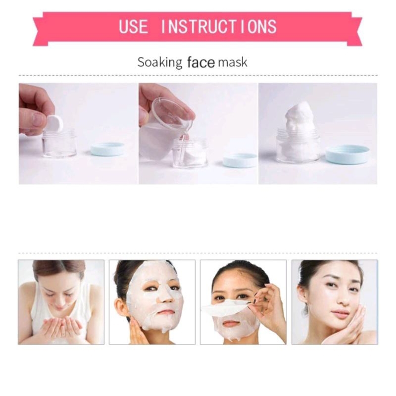 BIOAQUA Compresses Facial Mask / Masker Kertas (1 PCS)