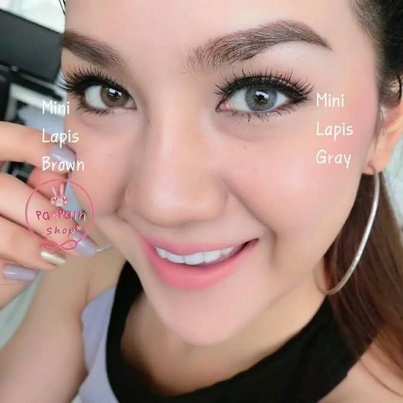 SOFTLENS MINI LAPIS BROWN/COKLAT.Uk14mm (NORMAL &amp; MINUS) BY DREAMCOLOR