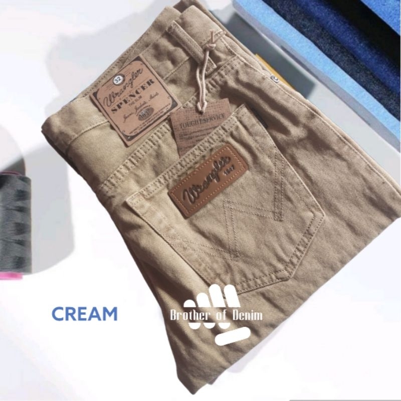 BOD_CELANA JEANS CREAM PRIA STANDAR - CELANA JEANS REGULAR PRIA COWOK BASIC - CELANA JEANS PRIA