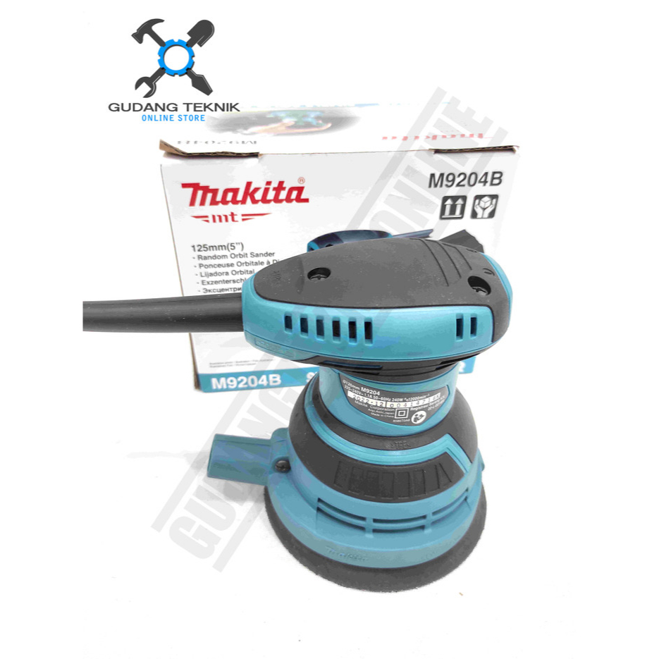 Mesin Amplas Sander Bulat 5&quot; MT924 MAKTEC x M9204B MAKITA / Finishing Orbital Sander Palm Sander Elektrik 5 Inch MT 924 M 9204B MAKTEC x MAKITA