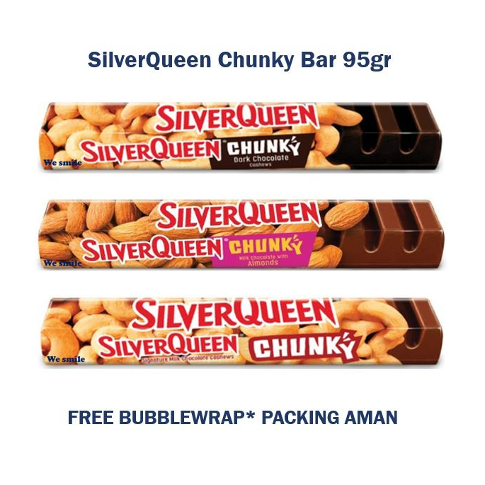 Silverqueen Chunky Bar Cokelat 95 gr