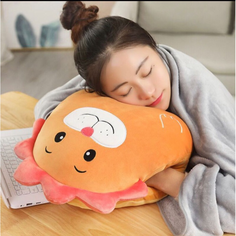 Bantal Fluffy Balmut import bantal selimut import 2in1