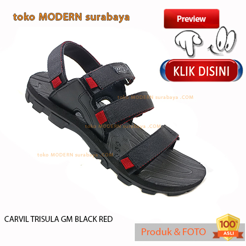 Sandal Pria casual Sandal Gunung slide outdoor CARVIL TRISULA GM