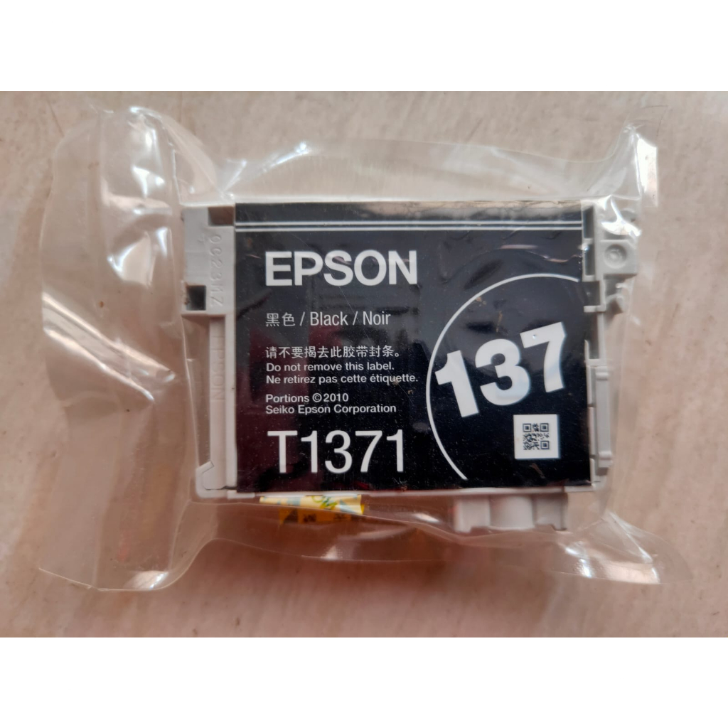 ORIGINAL GENUINE ASLI Tinta Epson CARTRIDGE T137 K100 K200 K300 - TO 137 Loose Pack SEGEL - SR