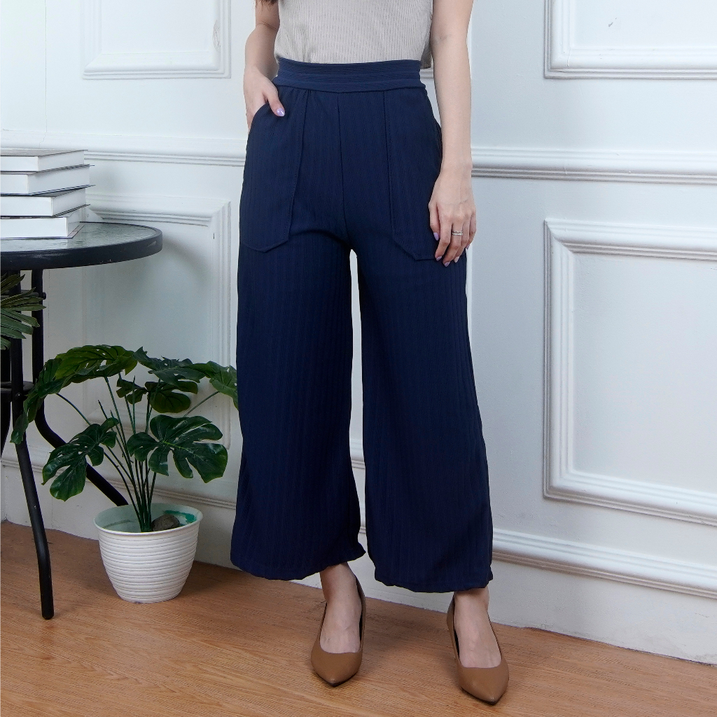 KARINA PANTS WANITA / KULOT KNIT - CELANA KULOT WANITA