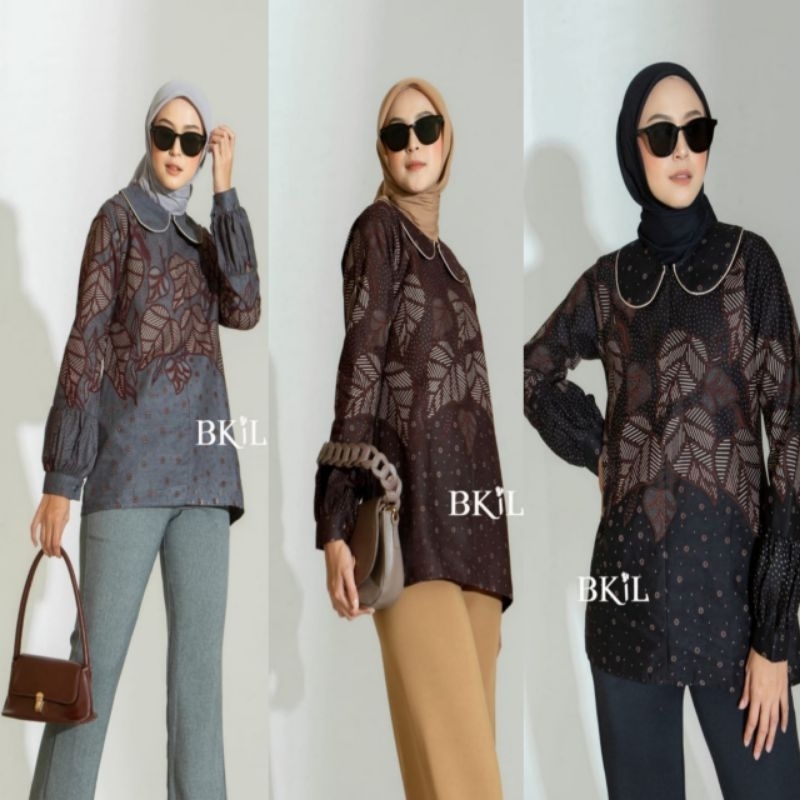 ATASAN BATIK||ATASAN BATIK WANITA||BLOUS BATIK WANITA|| BLOUS BATIK WANITA KEKINIAN