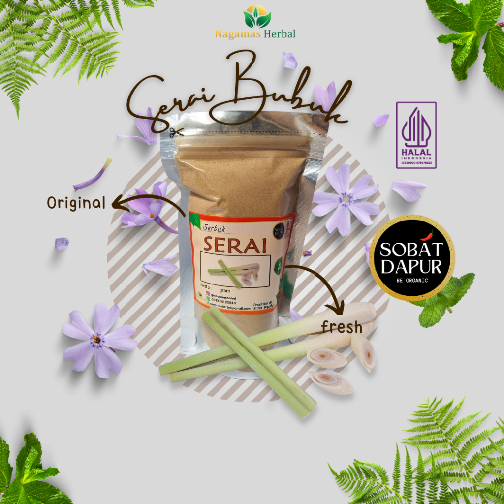 

Serai Bubuk 100g - Sereh Powder Premium Asli Grade A