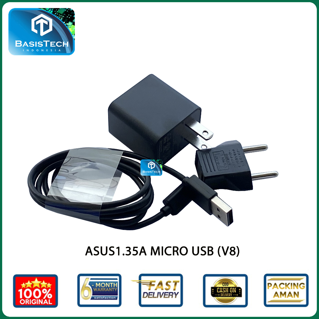 CHARGER ASUS ZENFONE MICRO USB V8 BASISTECH ORIGINAL QUALITY