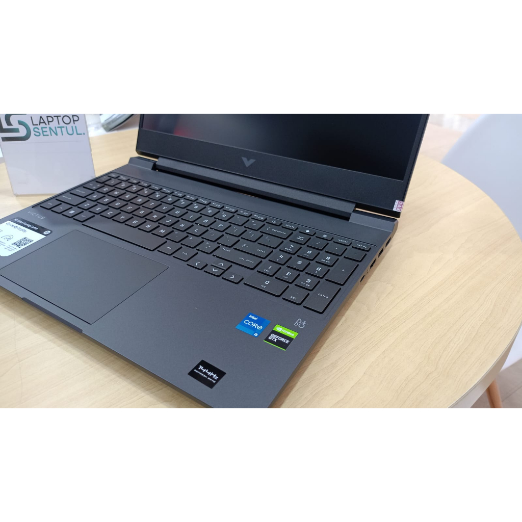 LAPTOP GAMING HP VICTUS 15 INTEL I5 12500H RAM 32GB SSD 512GB RTX3050TI 4GB FHD 144Hz WINDOWS 11 TERLARIS