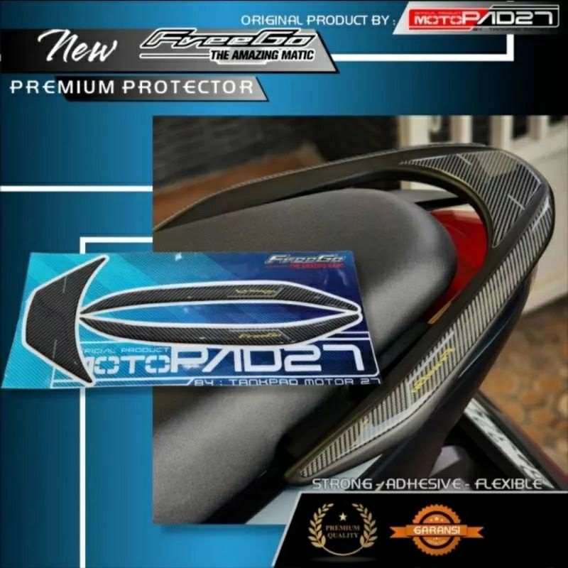 Stiker behel New Freego 2023 carbon resin timbul