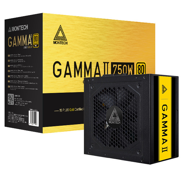 PSU MONTECH GAMMA II 750 GOLD | 750W 80 Plus Gold