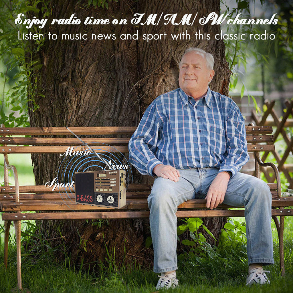 Radio Speaker FM/AM/SW Portable Murottal Mini 530BTS Pocket radio outdoor Panel surya