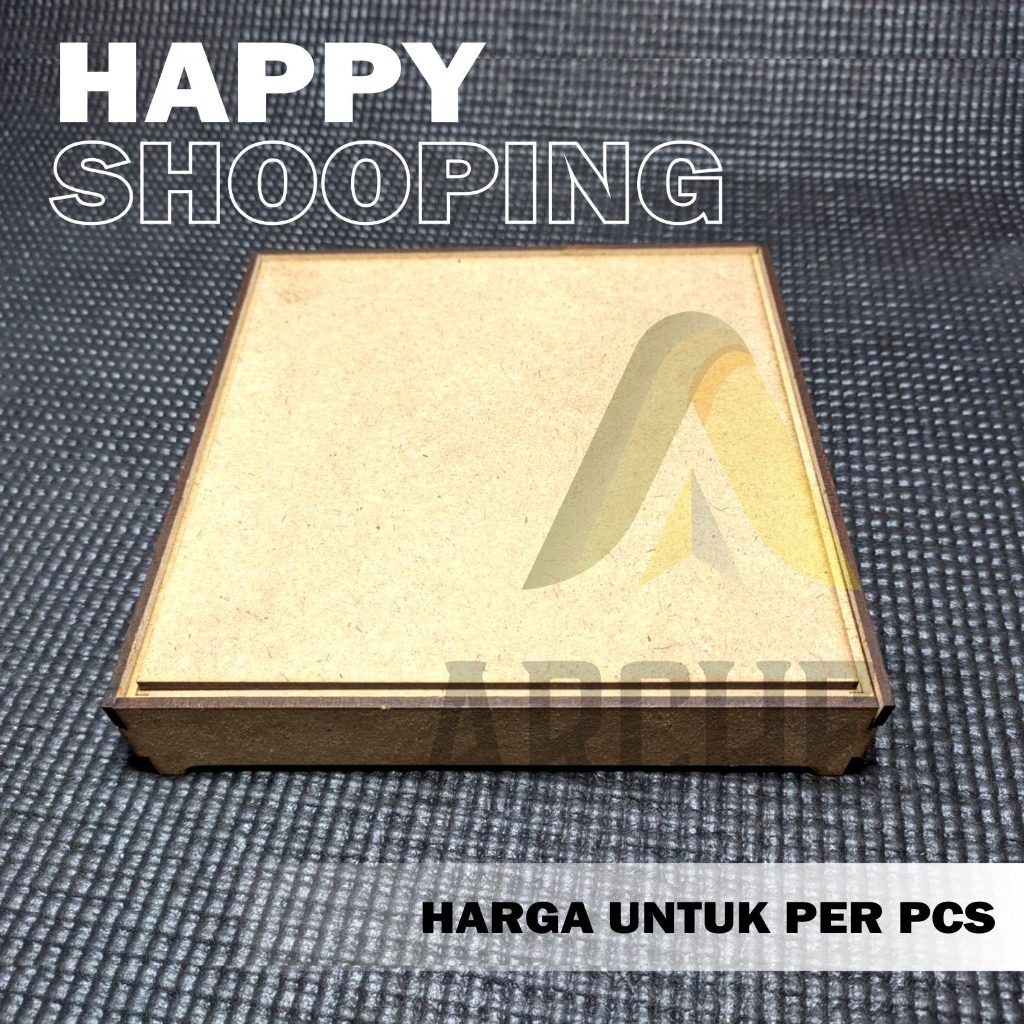 TATAKAN BOX SESERAHAN CUSTOM BAHAN MDF 3 MM