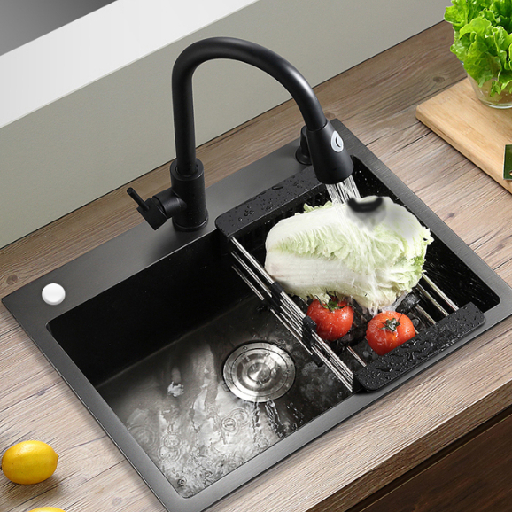 Sink Bak Cuci Piring Hitam Black 6545