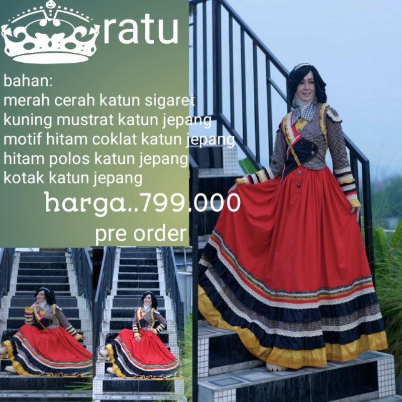 Gamis Merah by Ratu Fashion