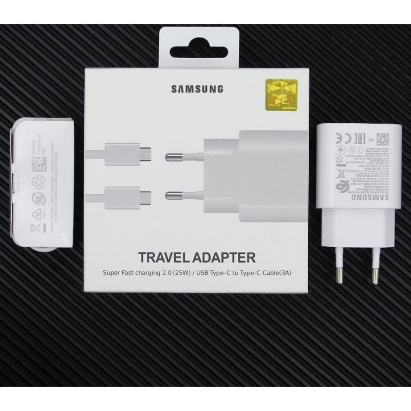 Charger Samsung Note10+Kbl data type C to type C 25W ORI100