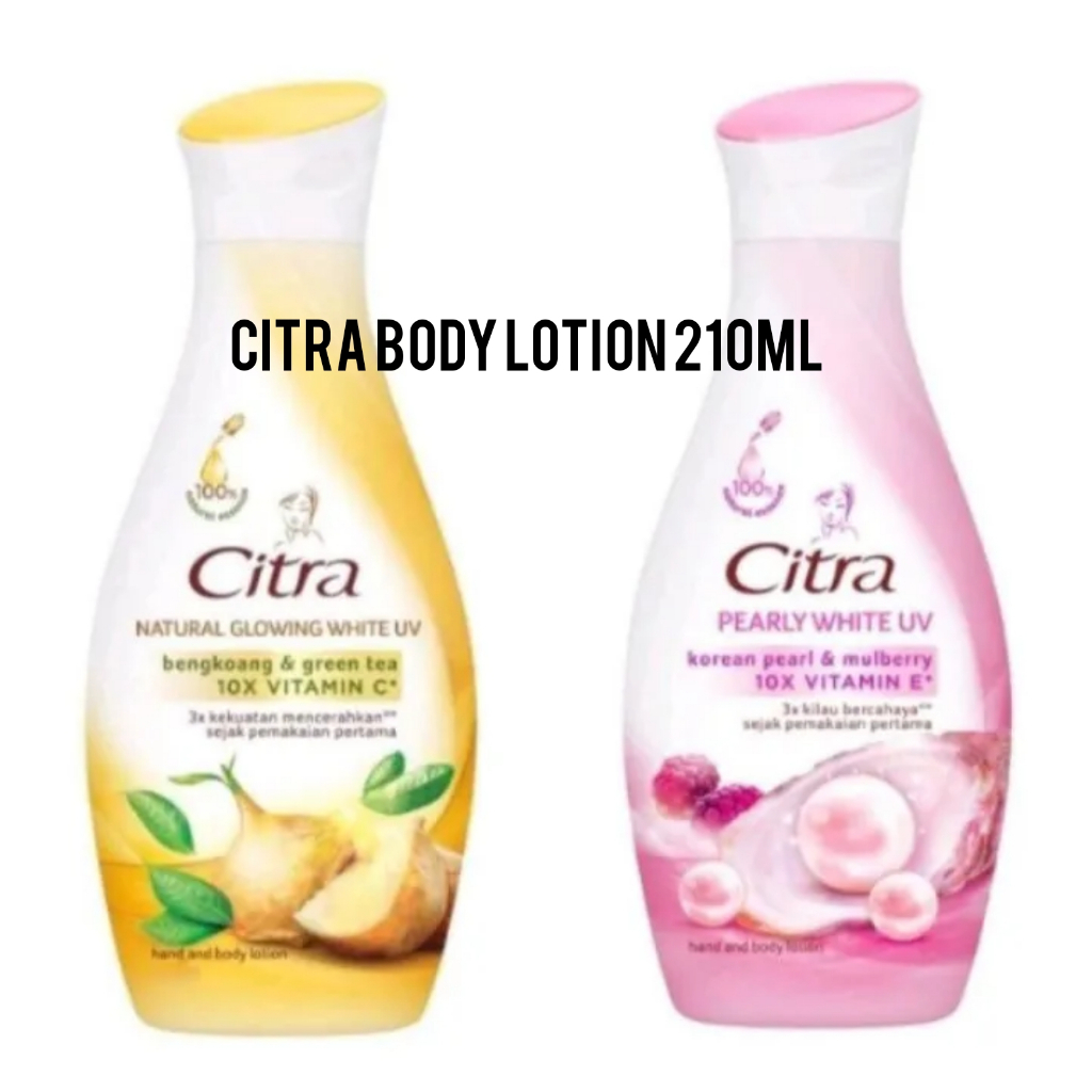 Citra Hand Body Lotion 210ml all Varian ORIGINAL-BPOM