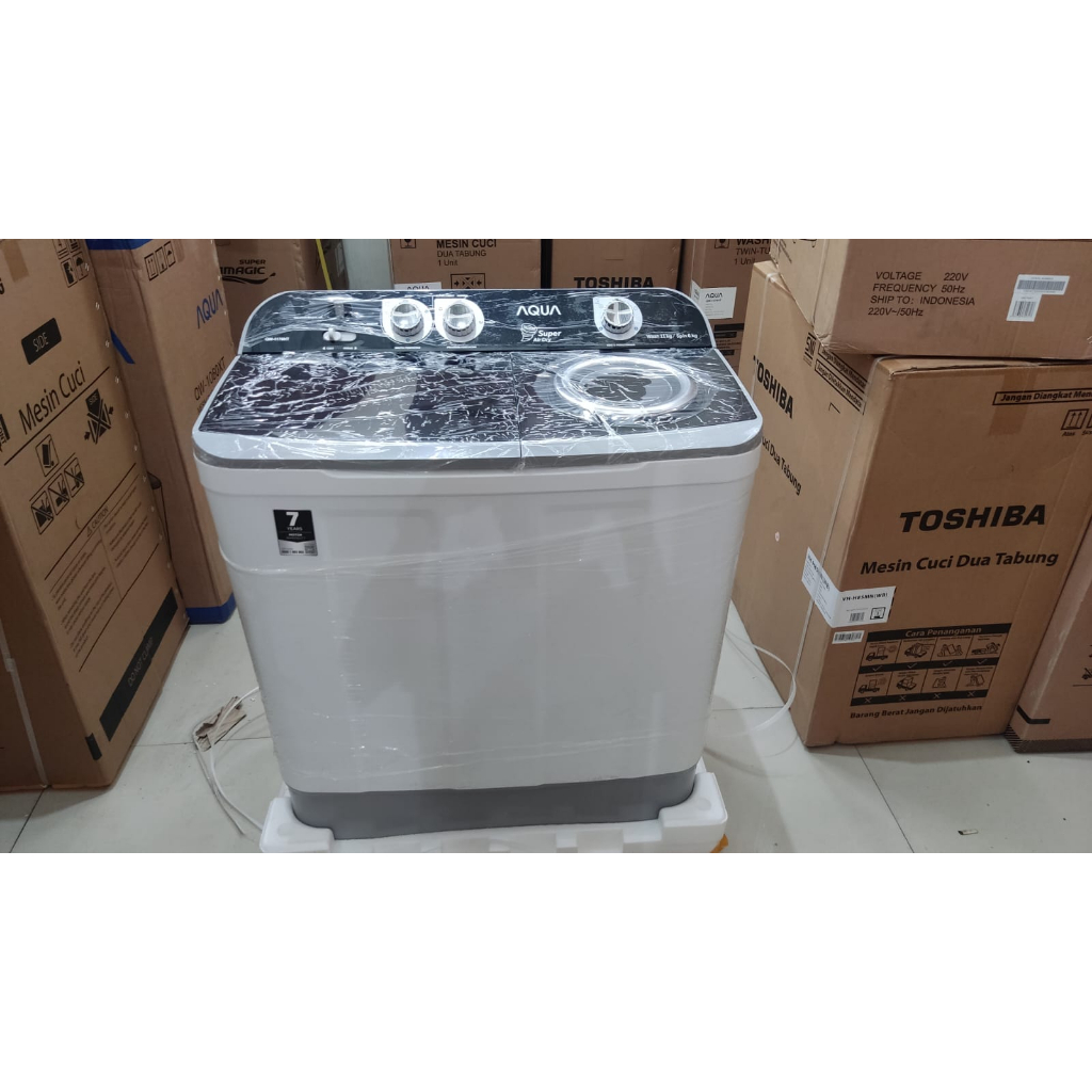 MESIN CUCI AQUA JAPAN QW 1170 HT QW-1170HT 11 KG 2 TABUNG 11KG
