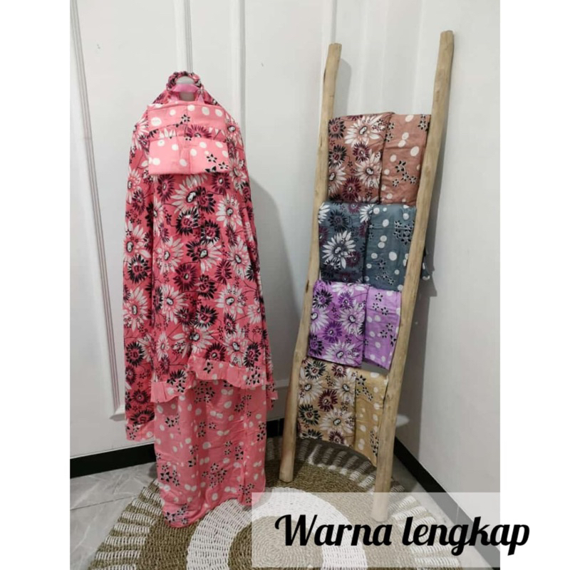 Mukena dewasa rayon halus murah