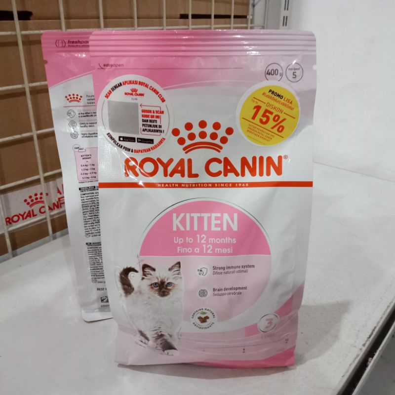 Royal Canin Kitten Second Age 36 400gr | makanan kucing anakan rc