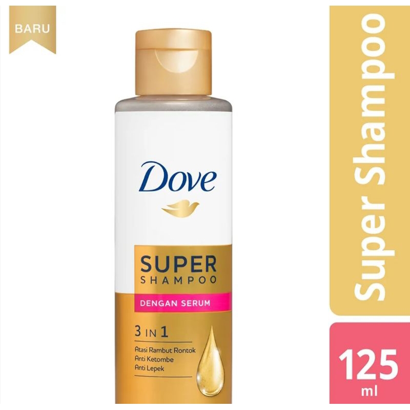DOVE 3 in 1 Serum Shampoo/Dove Super Shampoo 125ml