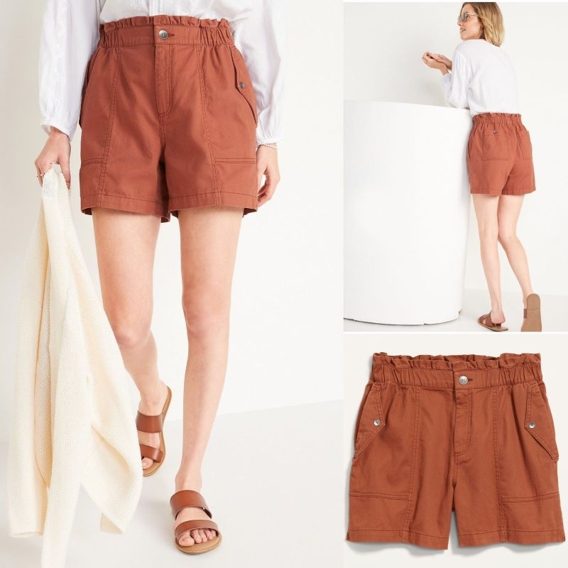 Old** button short pants