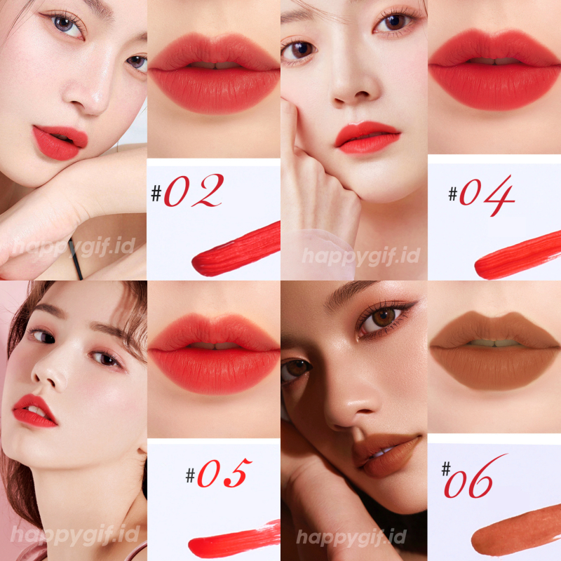 LAMEILA Lip Glaze Lipstik Cair Creamy Silky Misty LA222 1073