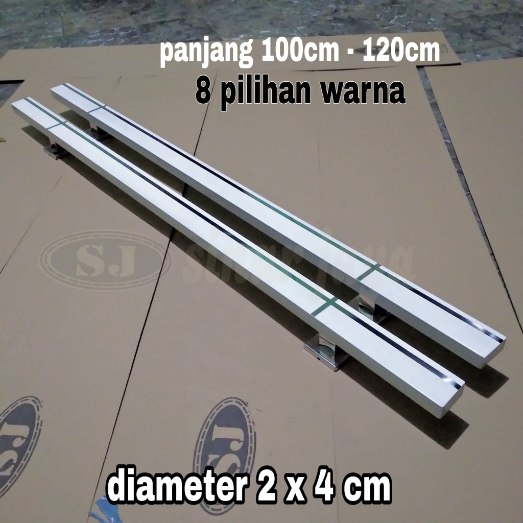 gagang pintu rumah panjang 100cm handle tarikan pintu stainless pegangan pintu kuputarung model eropa minimalis
