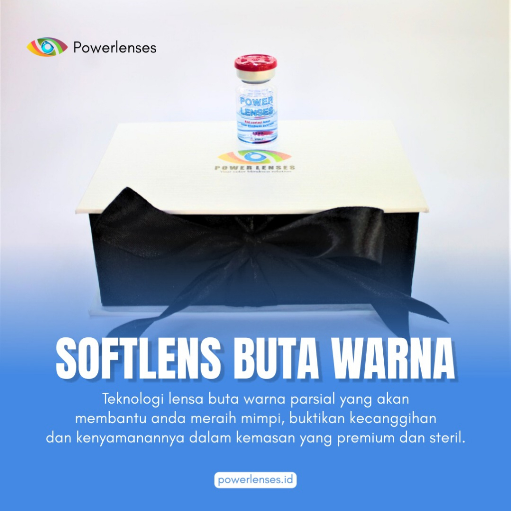 Lensa Buta Warna Powerlenses Ori 5 Tahun| Lensa anti buta warna | Beli 1 Gratis 2
