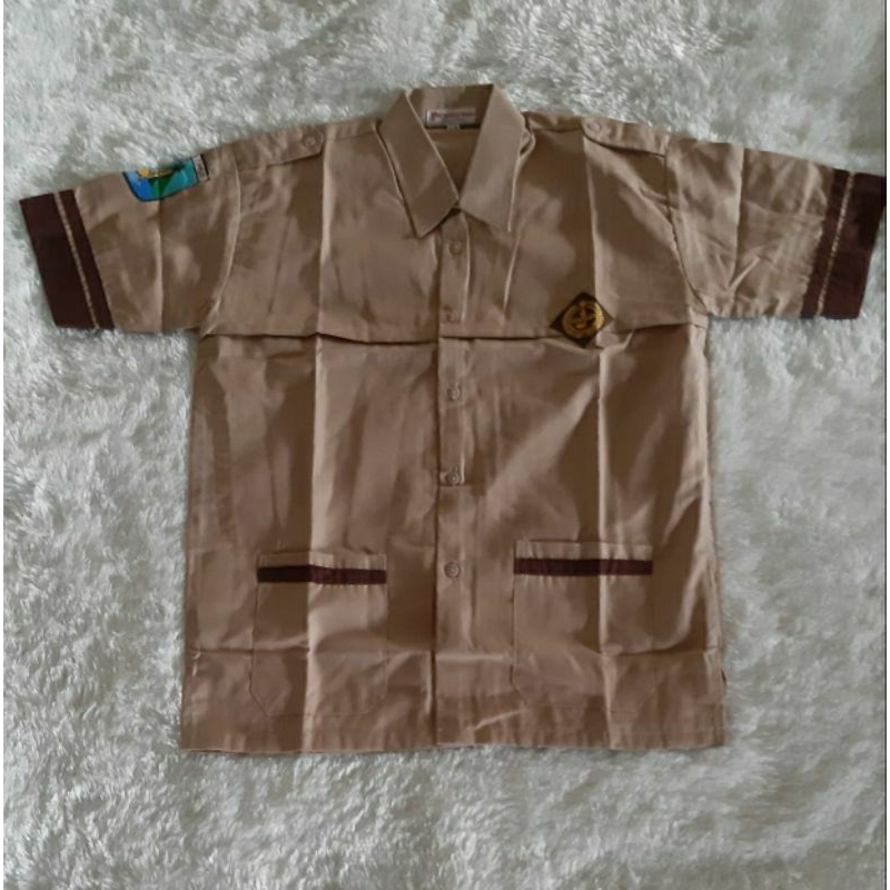 SERAGAM  PRAMUKA SIAGA SD LGN PJ DAN PENDEK BAHAN PREMIUM KATUN OXFORD