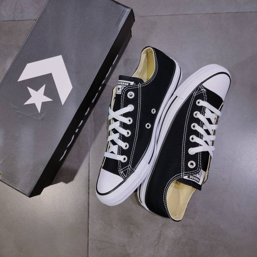 Sepatu Allstar Tinggi / Sepatu Convers Chuck Taylor Classic High / Sepatu sekolah hitam putih murah