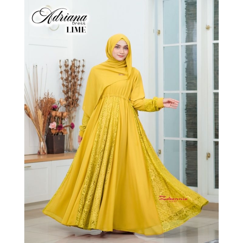 OPEN PO GAMIS ADRIANA DRESS BY ZABANNIA