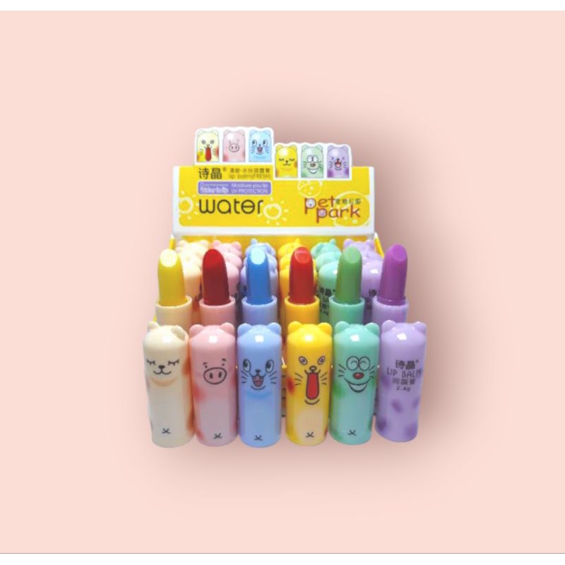 LIPBALM WATER PET PARK FRUITY 3GR