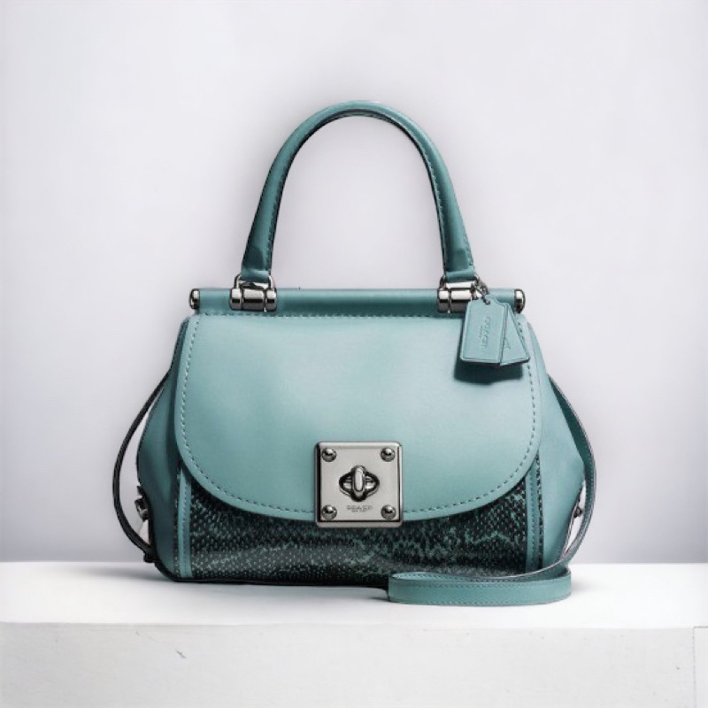 Original Coach Drifter Top Handle Bag in Snakeskin