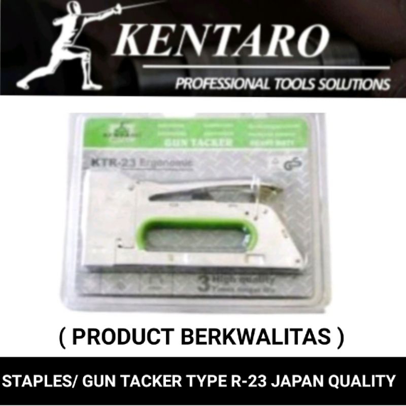 Staples gun tacker TYPE R-23 (!model rapid ) heavy duty Kentaro japan quality