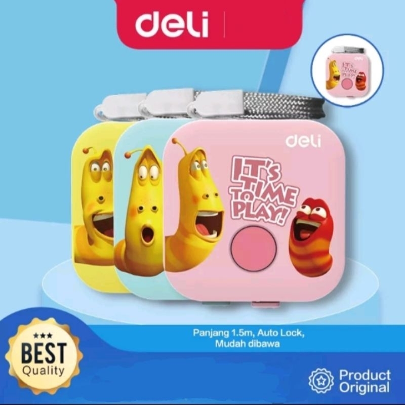 Deli Meteran Mini Plastik Bahan Fiberglass