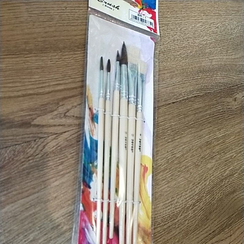 

set lengkap kuas paint brush berbagai ukuran