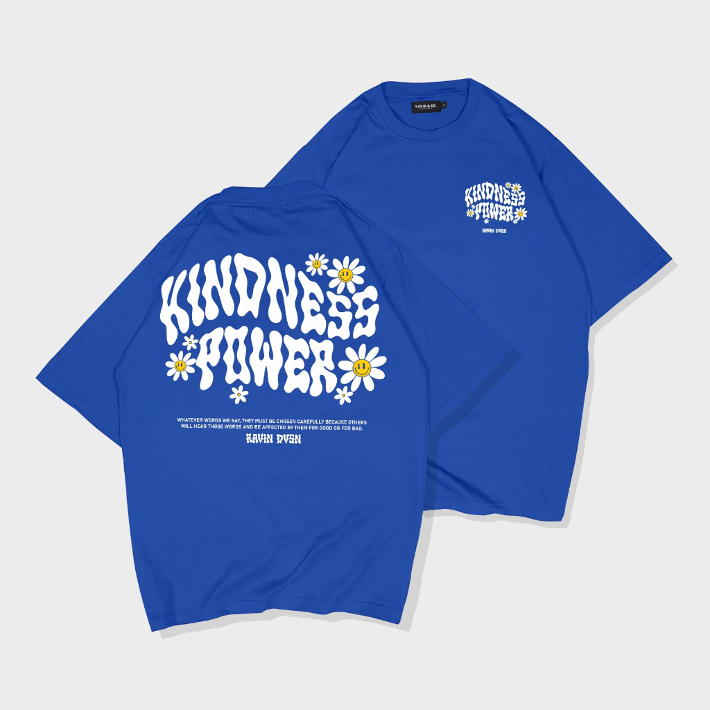 Kaos Overszie KIDNESS POWER// pria dan wanita