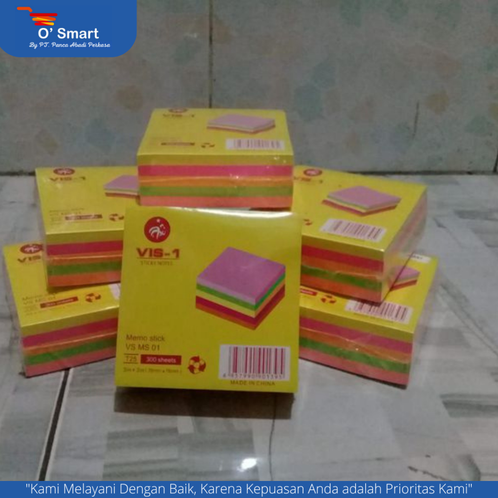 

VIS-01 STICKY NOTES VS MS 01 RAINBOW
