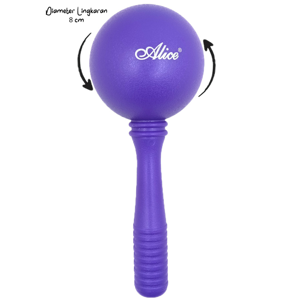 Alice A045M Maraca Round Alat Musik Perkusi Marakas