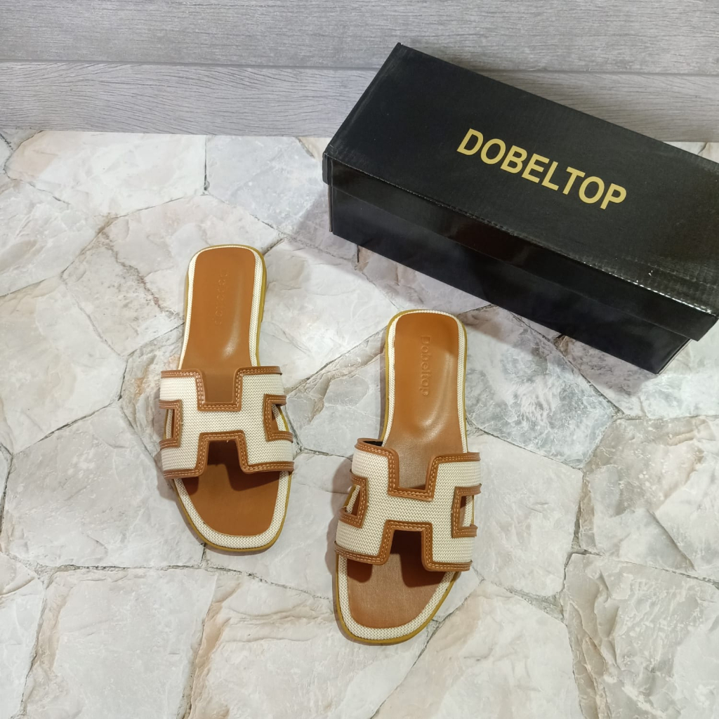 Sandal flat wanita Dobeltop 589
