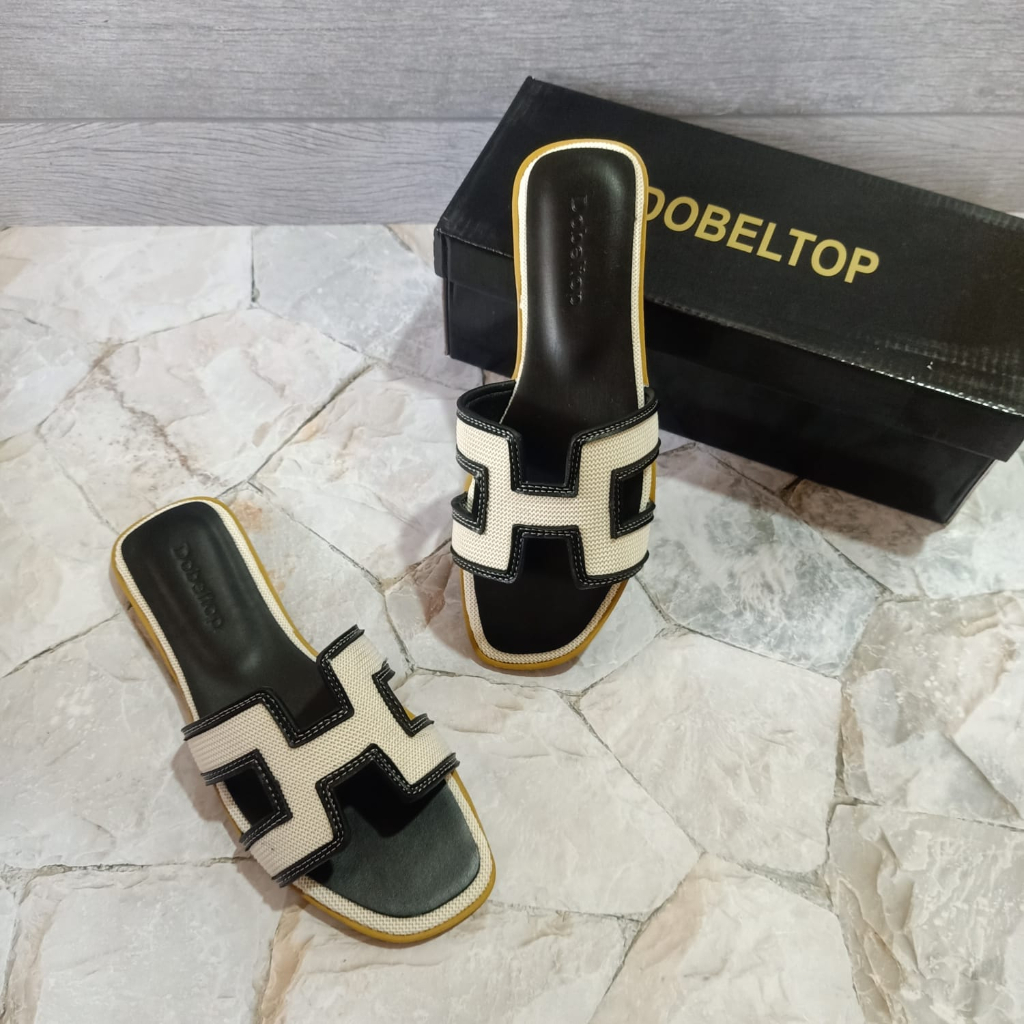 Sandal flat wanita Dobeltop 589