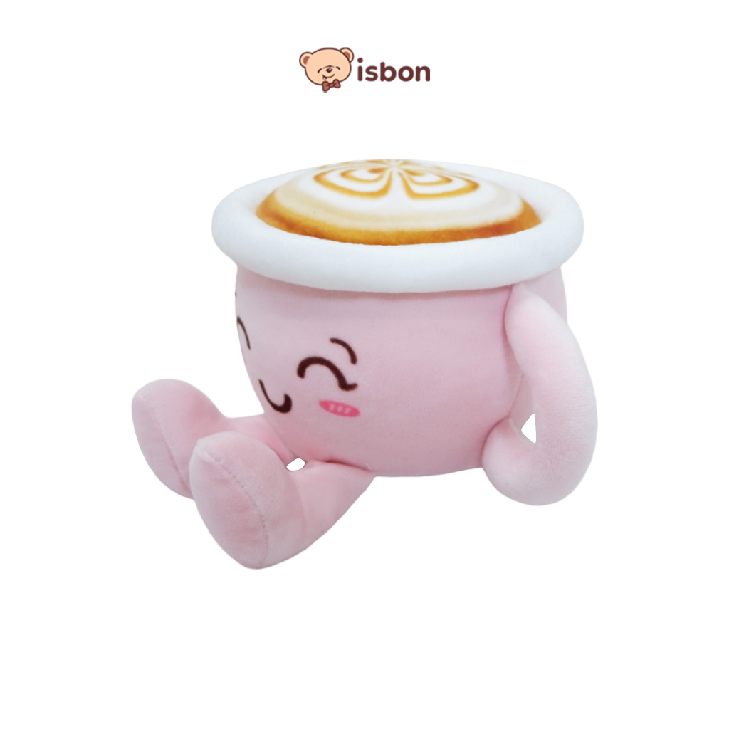 ISTANA BONEKA Coffee Cup Latteria dan Gantungan Kunci Cangkir Mini Lucu Lembut