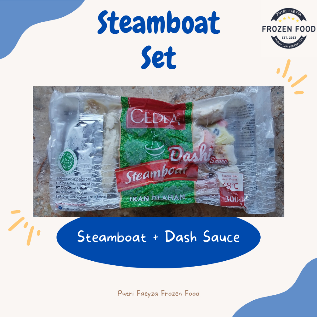 

CEDEA STEAMBOAT 300 GR / SHABU SET / MIX STEAMBOAT /STEAMBOAT SET